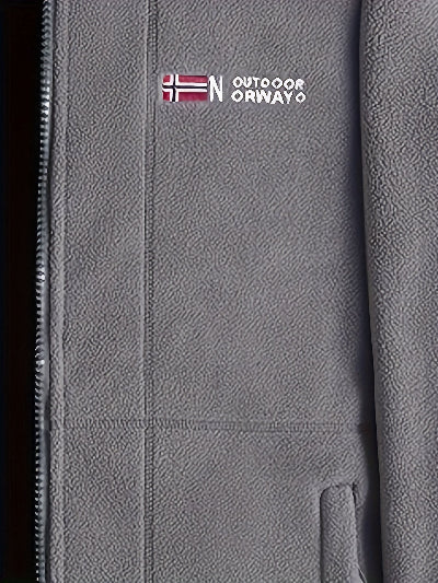 Men's Outdoor Fleece Jacket for Cooler Days