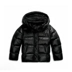Men's Padded Jacket with Hood for Cold Days 