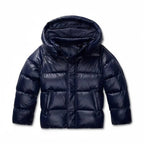 Men's Padded Jacket with Hood for Cold Days