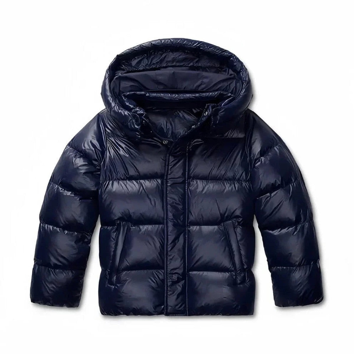 Men's Padded Jacket with Hood for Cold Days