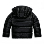 Men's Padded Jacket with Hood for Cold Days