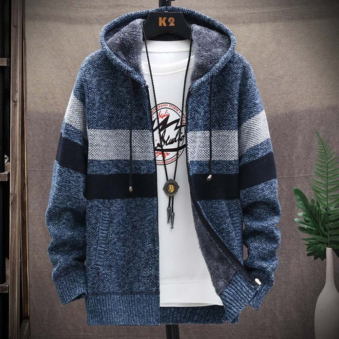 Men's Patterned Button Front Cardigan Sweater Everyday Wear