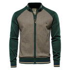 Men's Patterned Zip Front Cardigan Sweater Everyday Wear