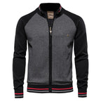 Men's Patterned Zip Front Cardigan Sweater Everyday Wear