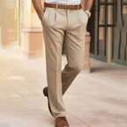 Men's Pleated Trousers for Smart Casual Wear