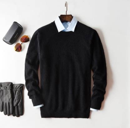 Men's Pullover Sweater for Refined Seasonal Wear