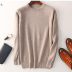 Men's Pullover Sweater for Refined Seasonal Wear