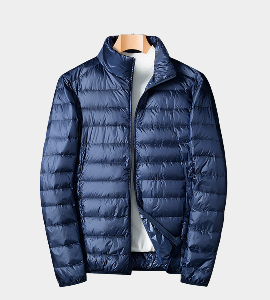Men's Quilted Jacket for Autumn Winter Outdoor Wear