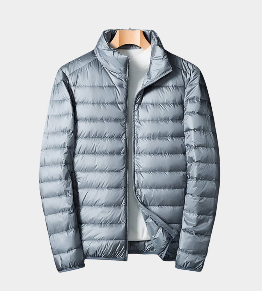 Men's Quilted Jacket for Autumn Winter Outdoor Wear