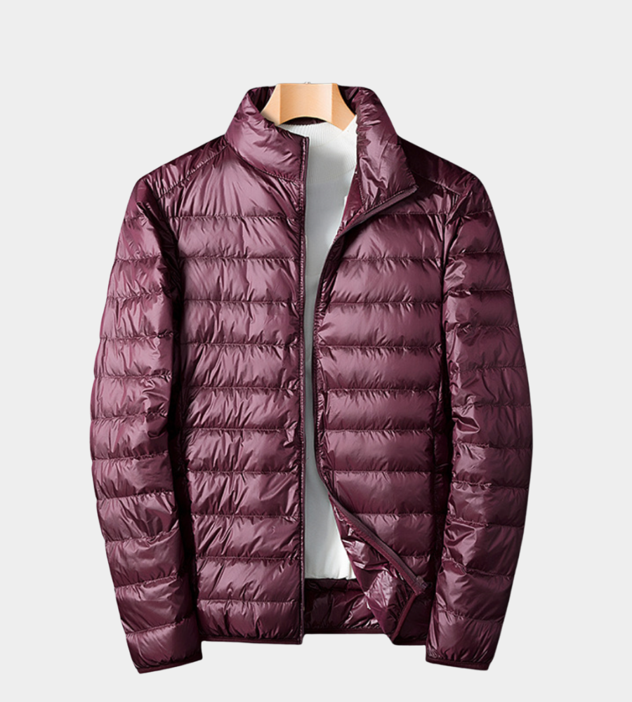 Men's Quilted Jacket for Autumn Winter Outdoor Wear