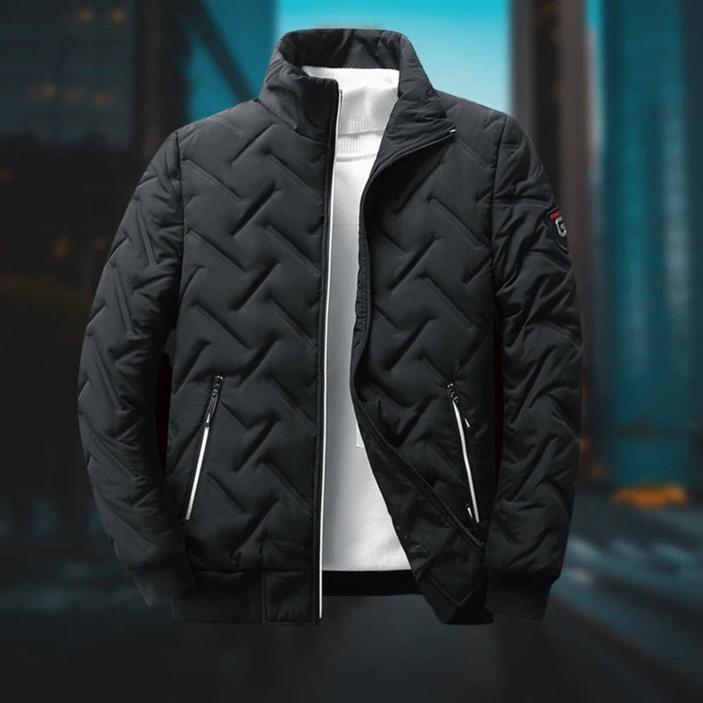 Men's Quilted Jacket for Cooler Outdoor Days