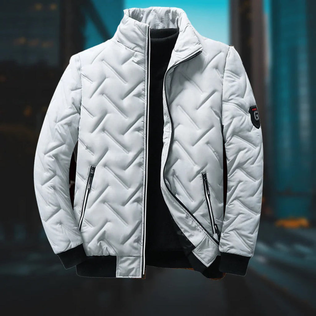 Men's Quilted Jacket for Cooler Outdoor Days