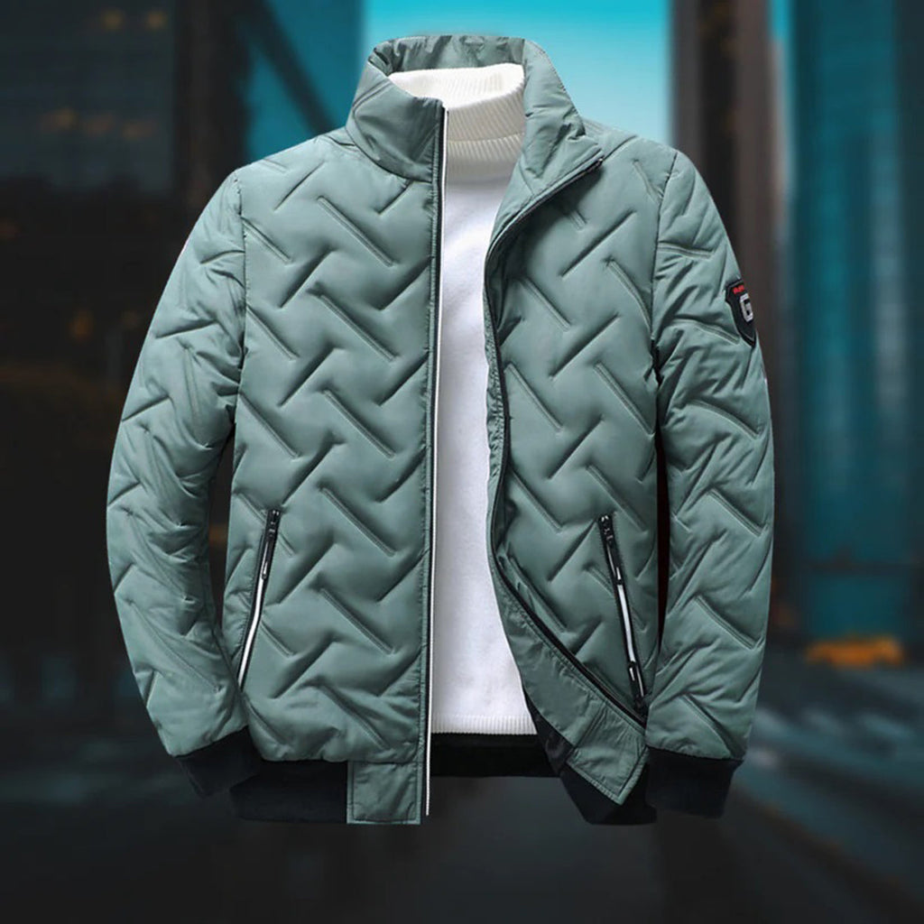 Men's Quilted Jacket for Cooler Outdoor Days