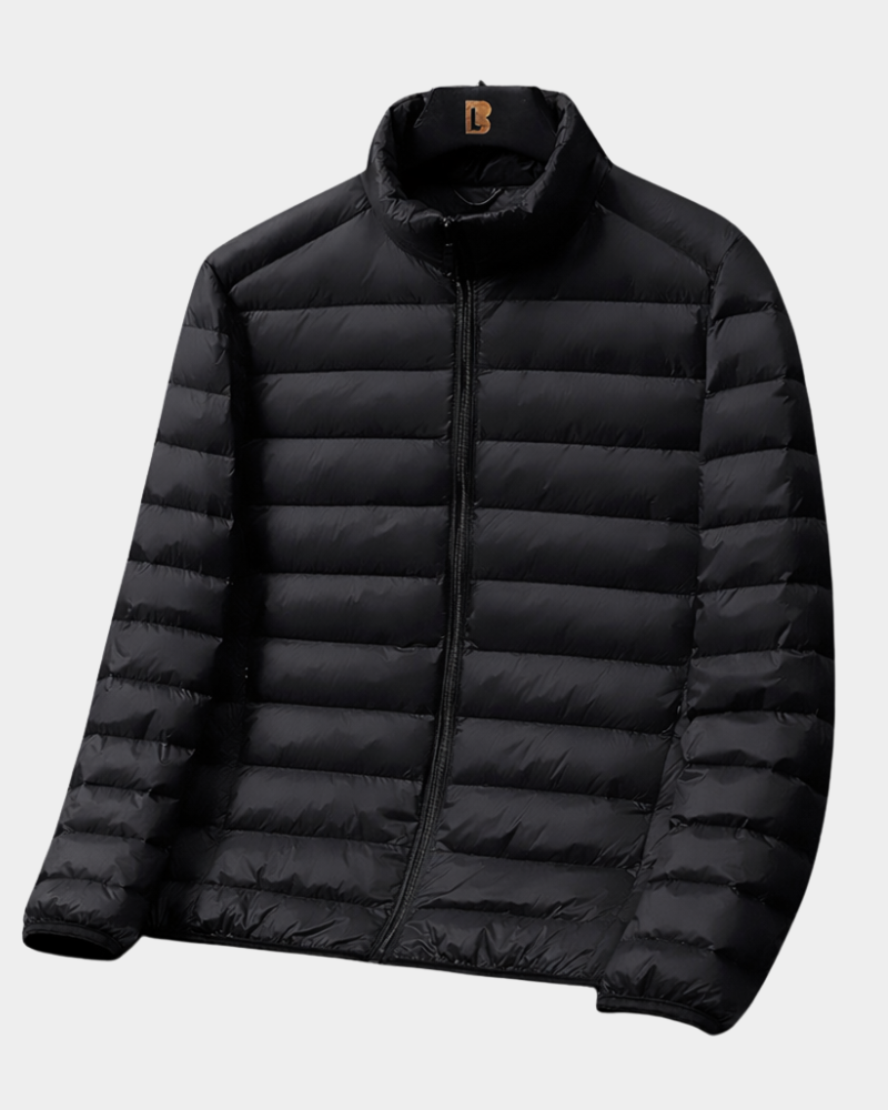 Men's Quilted Puffer Jacket for Autumn Winter Days