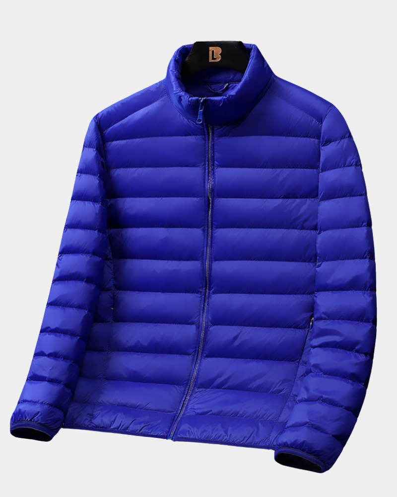Men's Quilted Puffer Jacket for Autumn Winter Days