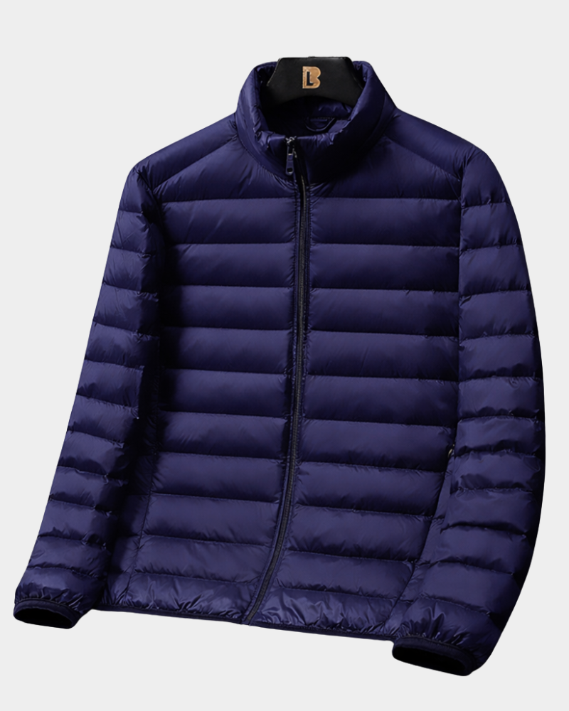 Men's Quilted Puffer Jacket for Autumn Winter Days