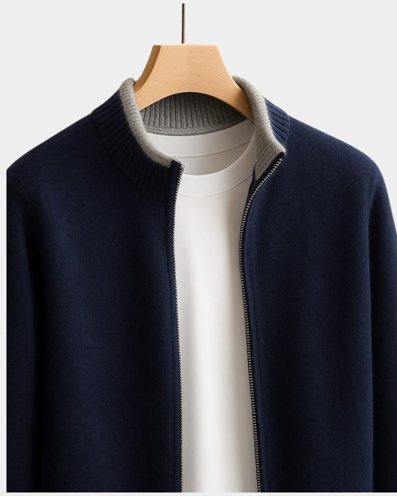 Men's Quilted Puffer Jacket for Autumn Winter Days