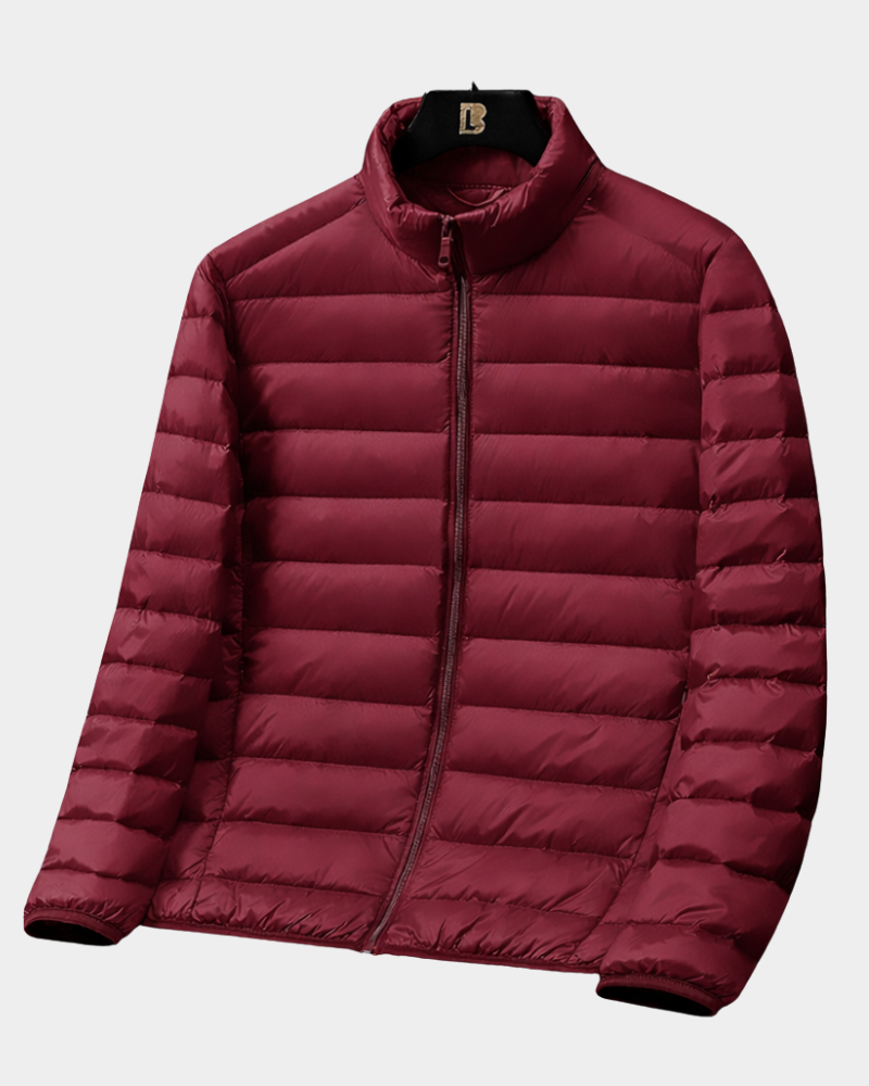 Men's Quilted Puffer Jacket for Autumn Winter Days