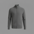 Men's Ribbed Zip Cardigan for Autumn Winter