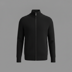 Men's Ribbed Zip Cardigan for Autumn Winter