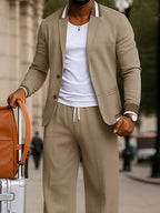 Men's Smart Casual Two-Piece Set