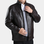 Men's Stand Collar Jacket for Autumn Winter Wear