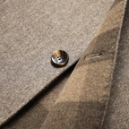 Men's Stand Collar Wool-Blend Coat