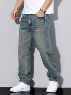 Men's Straight Leg Jeans for Everyday Wear
