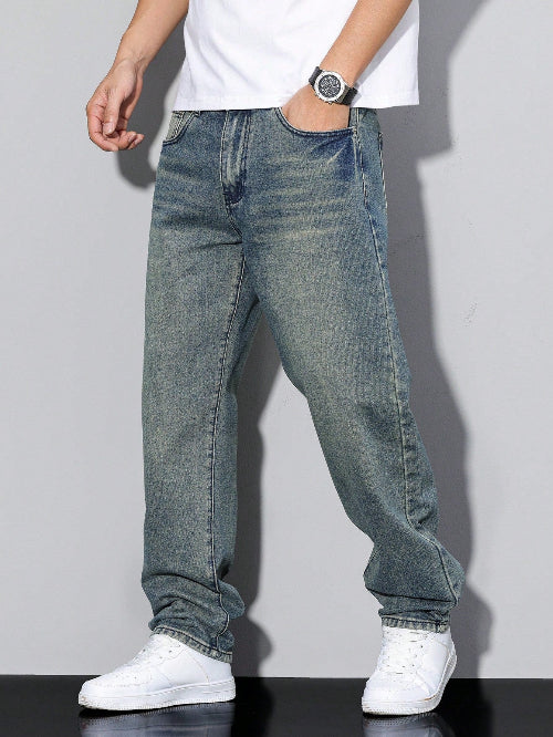 Men's Straight Leg Jeans for Everyday Wear