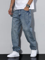 Men's Straight Leg Jeans for Everyday Wear