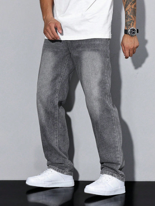 Men's Straight Leg Jeans for Everyday Wear