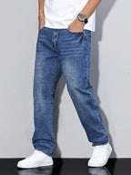 Men's Straight Leg Jeans for Everyday Wear
