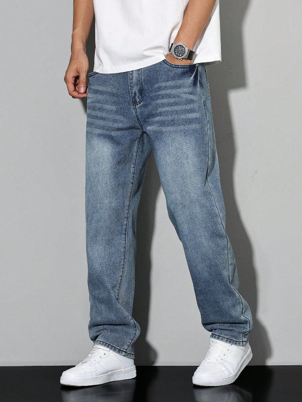 Men's Straight Leg Jeans for Everyday Wear