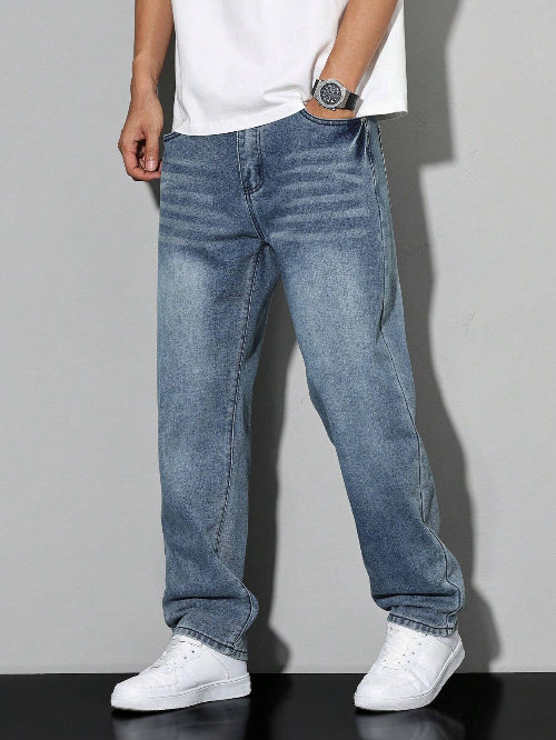 Men's Straight Leg Jeans for Everyday Wear