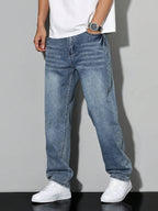 Men's Straight Leg Jeans for Everyday Wear