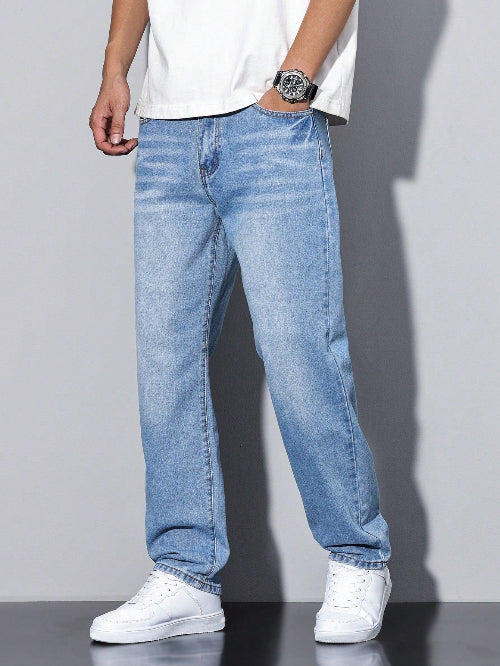Men's Straight Leg Jeans for Everyday Wear