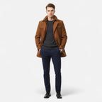 Men's Structured Jacket for Cooler Autumn Winter Days