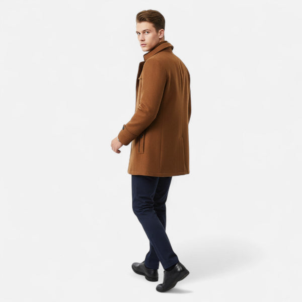 Men's Structured Jacket for Cooler Autumn Winter Days