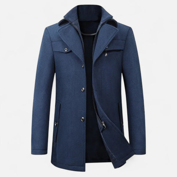 Men's Structured Jacket for Cooler Autumn Winter Days