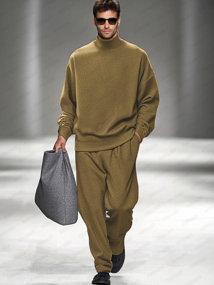 Men's Turtleneck Loungewear Set