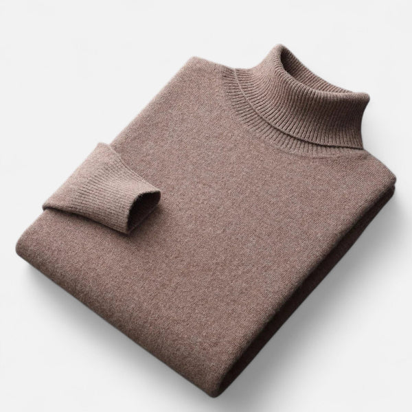 Men's Turtleneck Sweater for Autumn Winter Styling