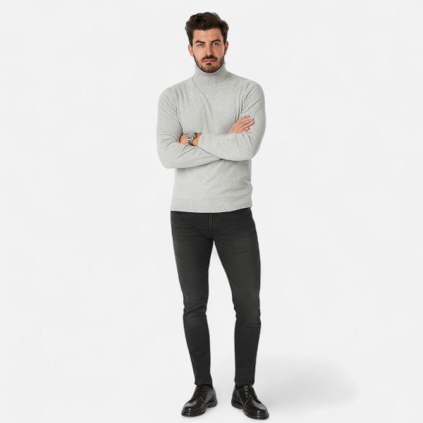 Men's Turtleneck Sweater for Autumn Winter Styling