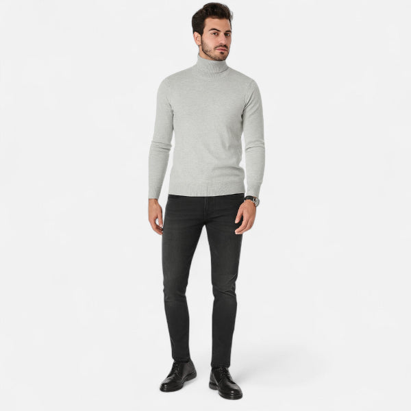 Men's Turtleneck Sweater for Autumn Winter Styling