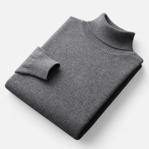 Men's Turtleneck Sweater for Autumn Winter Styling