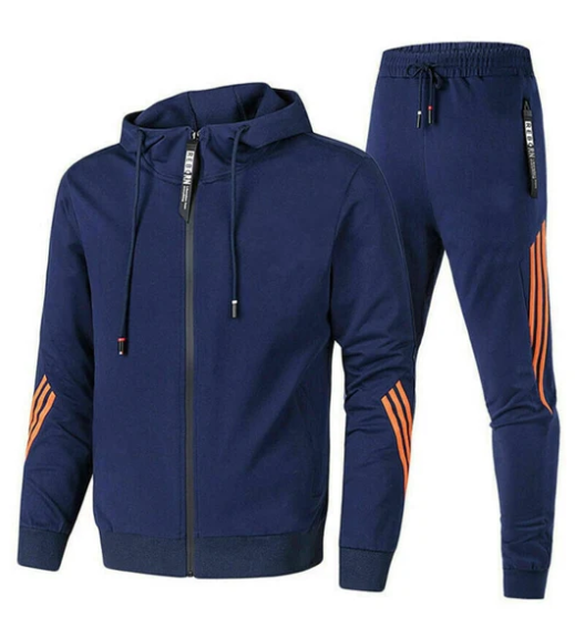 Men's Two-Piece Tracksuit Set for Everyday Wear