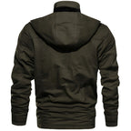 Men's Utility Field Jacket for Autumn Winter Outdoor Wear