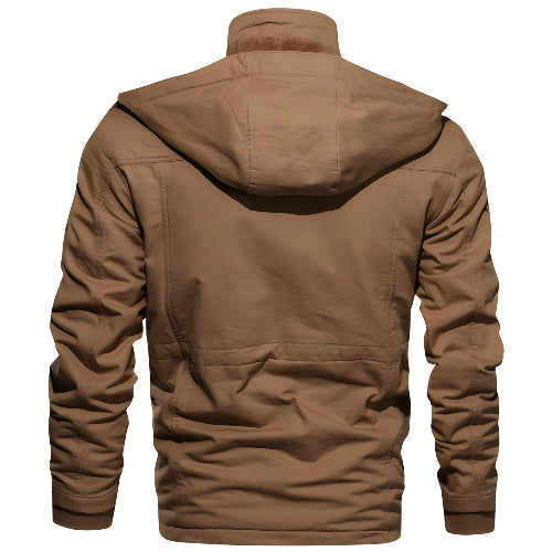 Men's Utility Field Jacket for Autumn Winter Outdoor Wear