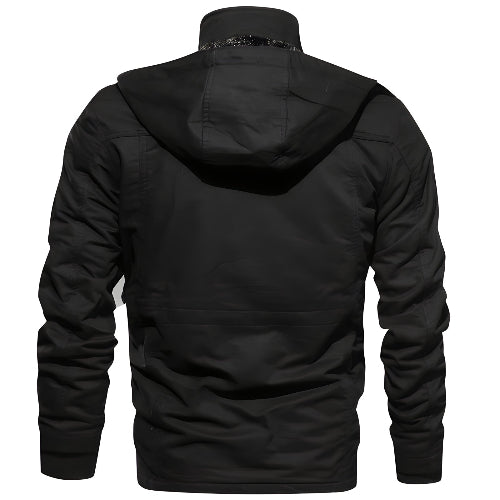 Men's Utility Field Jacket for Autumn Winter Outdoor Wear