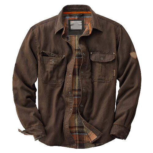 Men's Utility Jacket for Autumn Winter Layering