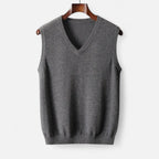 Men's V-Neck Sweater Vest for Cooler Days